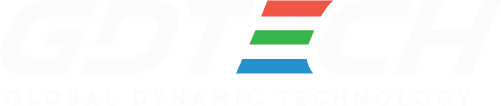 GDTech White Logo
