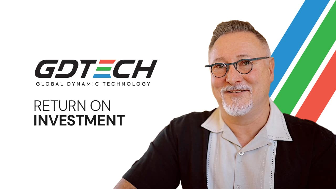 A sign from GDTech offers high return on investment!